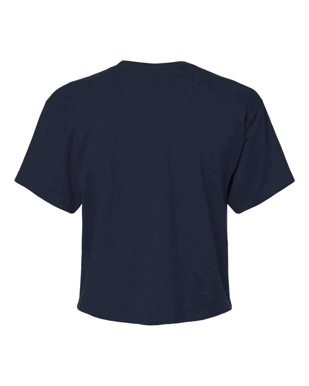 Next Level 1580 Women's Ideal Crop Top in Midnight Navy, back