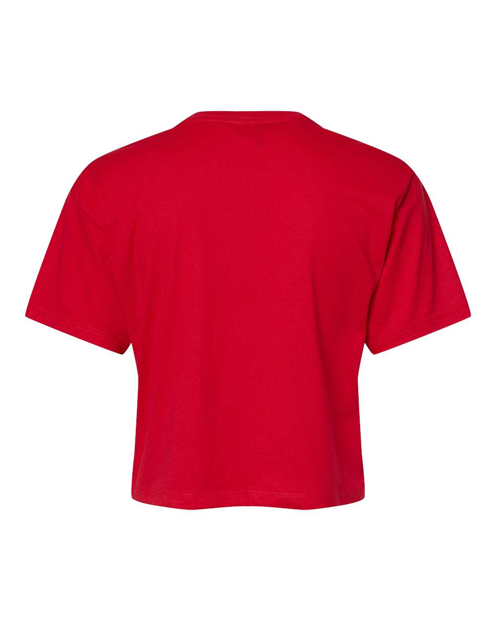 Next Level 1580 Women's Ideal Crop Top in Red, back