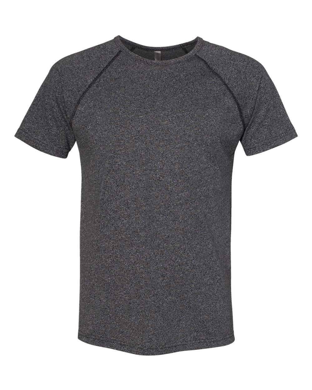 Next Level 2050 Men's Mock Twist Raglan Tee in Black