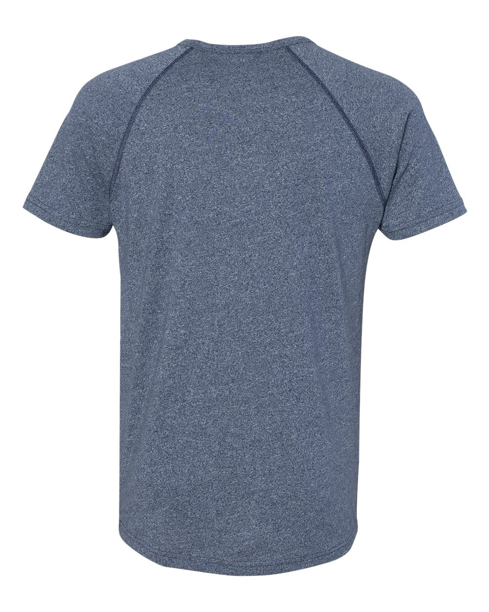 Next Level 2050 Men's Mock Twist Raglan Tee in Indigo, back