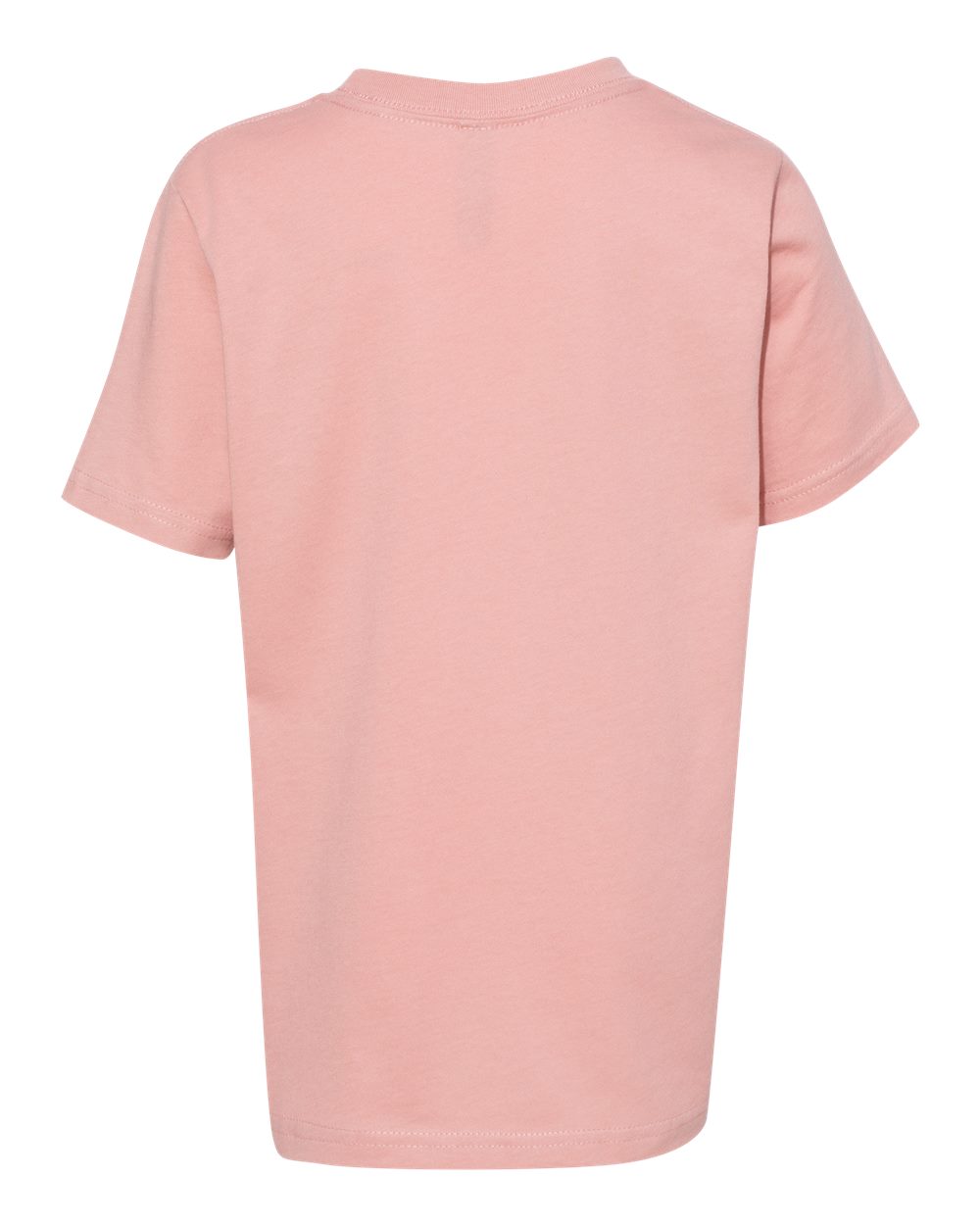 Next Level 3310 Youth Cotton Tee in Desert Pink, back