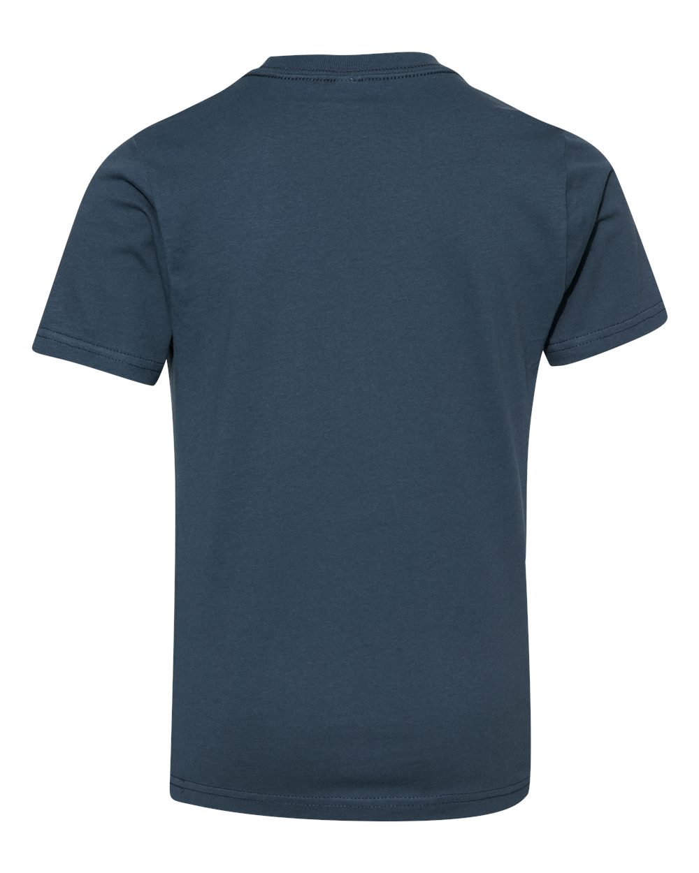 Next Level 3310 Youth Cotton Tee in Indigo, back