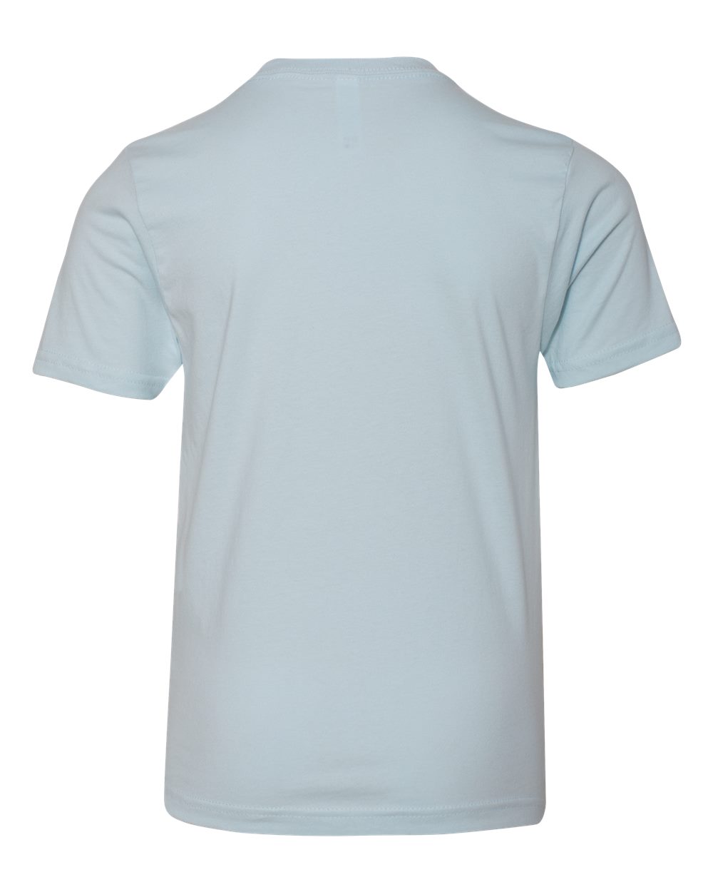 Next Level 3310 Youth Cotton Tee in Light Blue, back