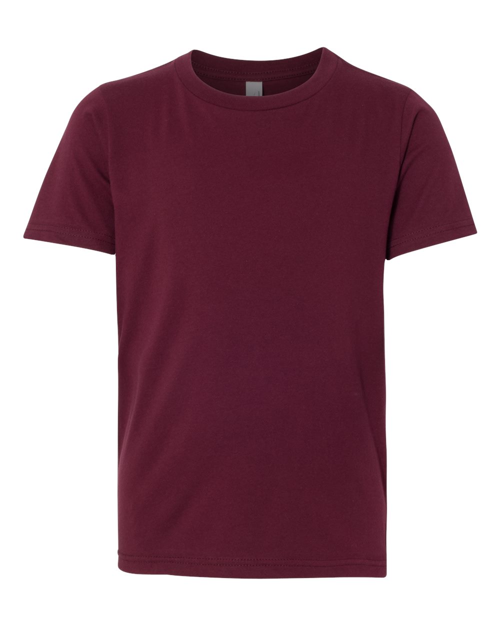 Next Level 3310 Youth Cotton Tee in Maroon