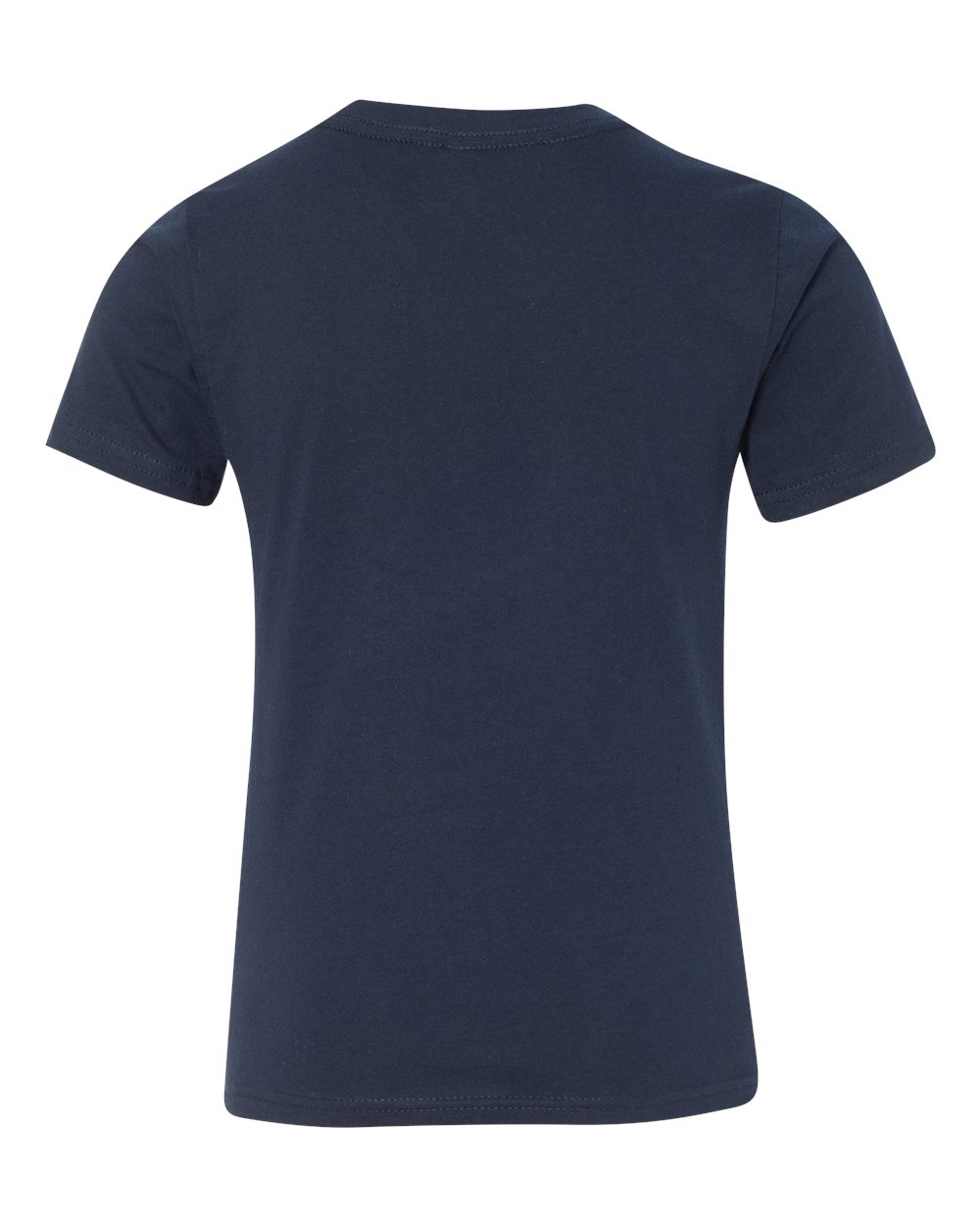 Next Level 3310 Youth Cotton Tee in Midnight Navy, back