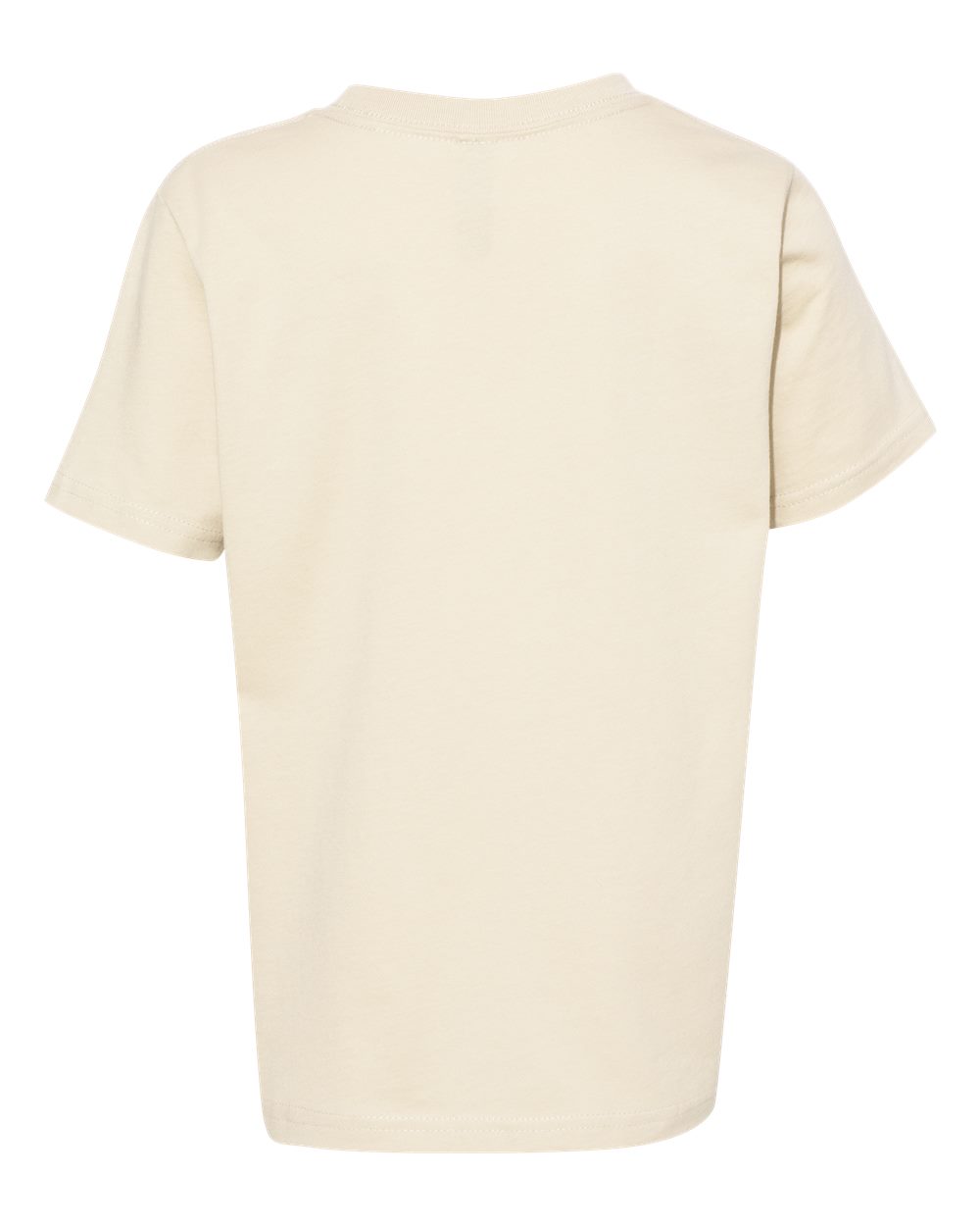 Next Level 3310 Youth Cotton Tee in Natural, back