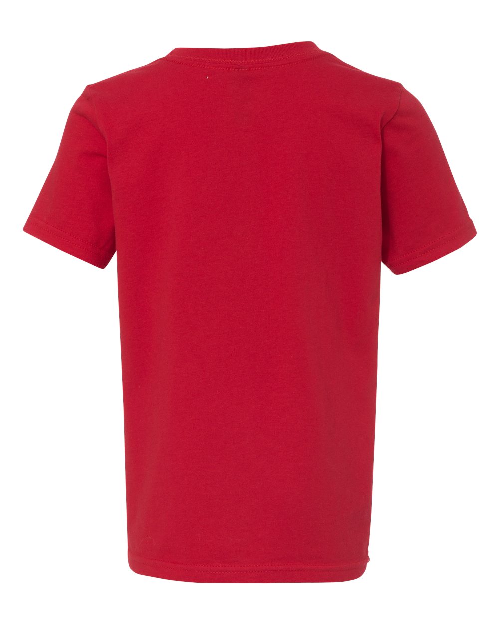 Next Level 3310 Youth Cotton Tee in Red, back