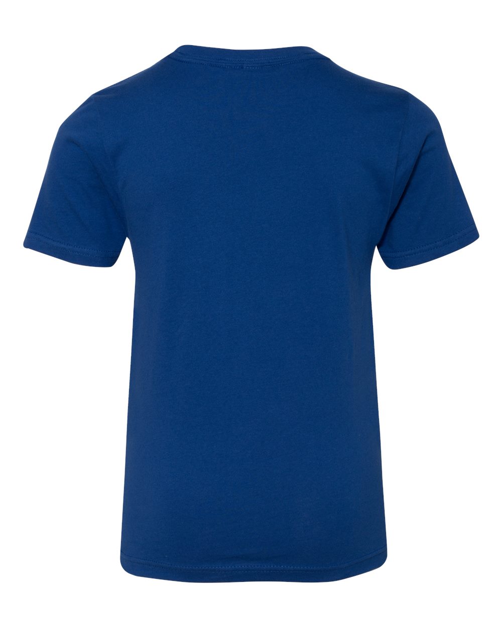 Next Level 3310 Youth Cotton Tee in Royal, back
