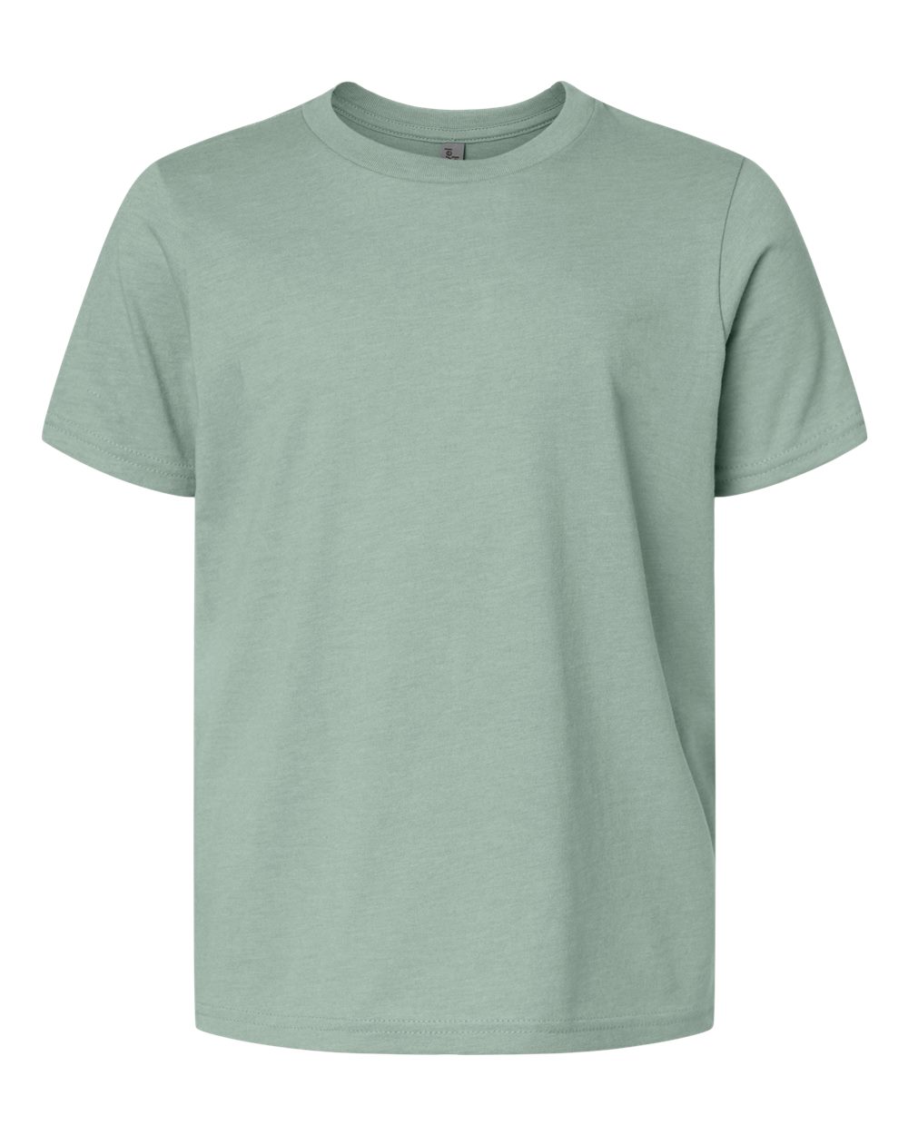 Next Level 3312 Youth CVC Tee in Heather Seafoam