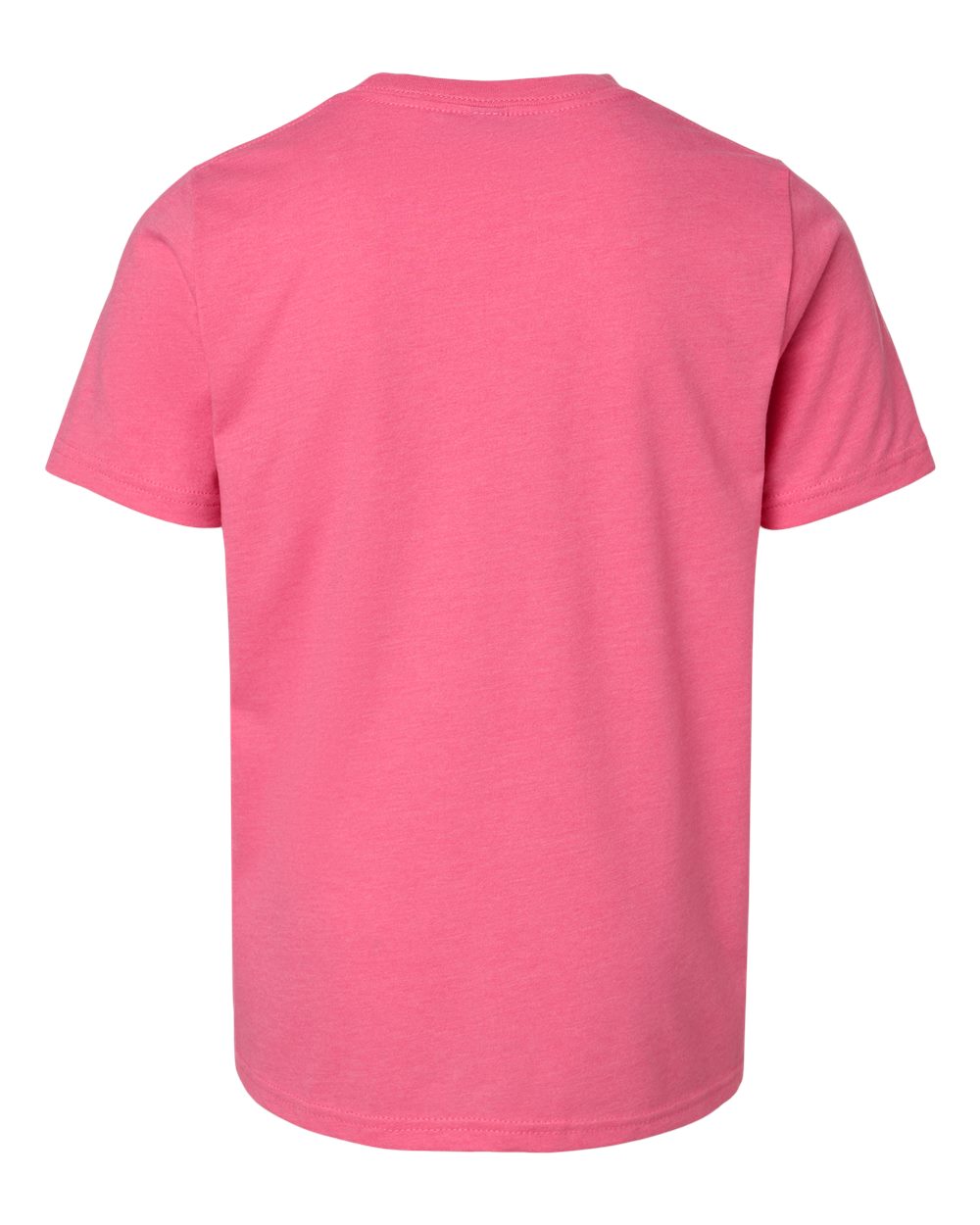 Next Level 3312 Youth CVC Tee in Hot Pink, back