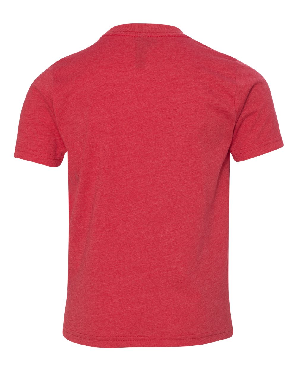 Next Level 3312 Youth CVC Tee in Red, back