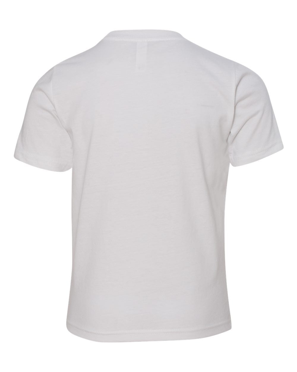 Next Level 3312 Youth CVC Tee in White, back