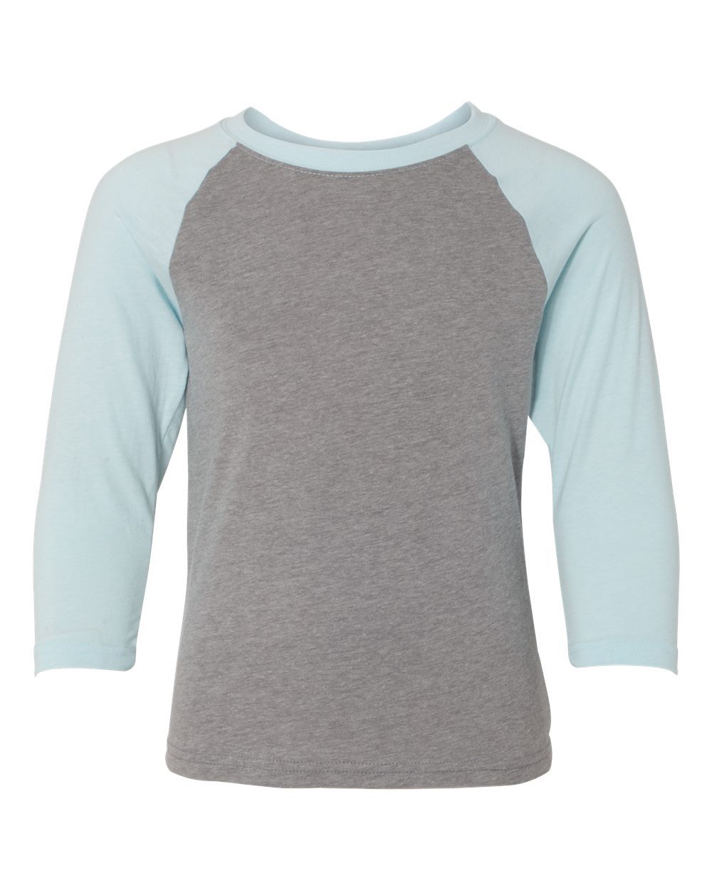 Next Level 3352 Youth CVC Three-Quarter Sleeve Raglan Tee