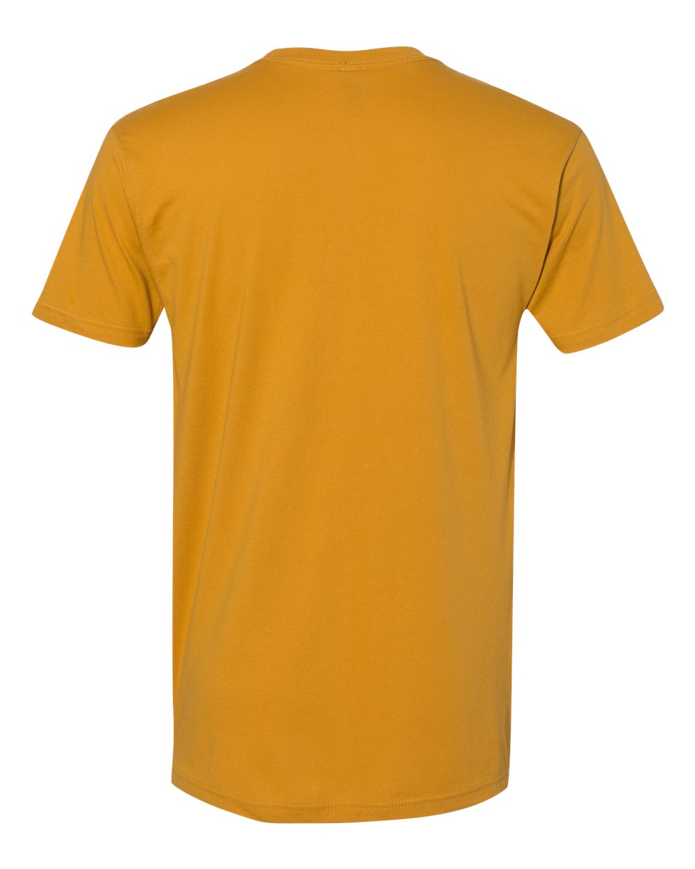 Next Level 3600 Unisex Cotton Tee in Antique Gold, back