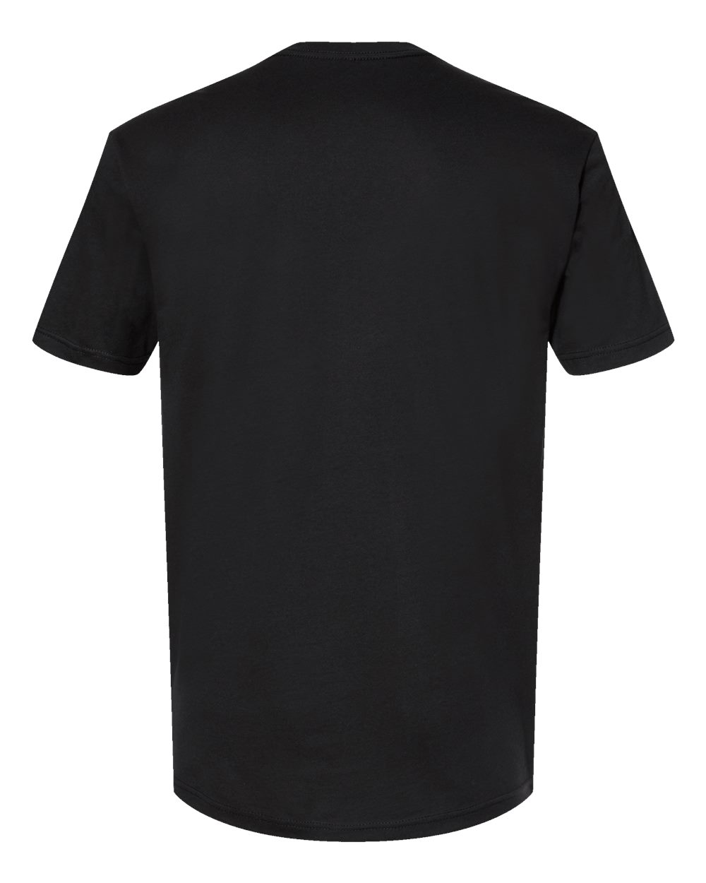 Next Level 3600 Unisex Cotton Tee in Black, back
