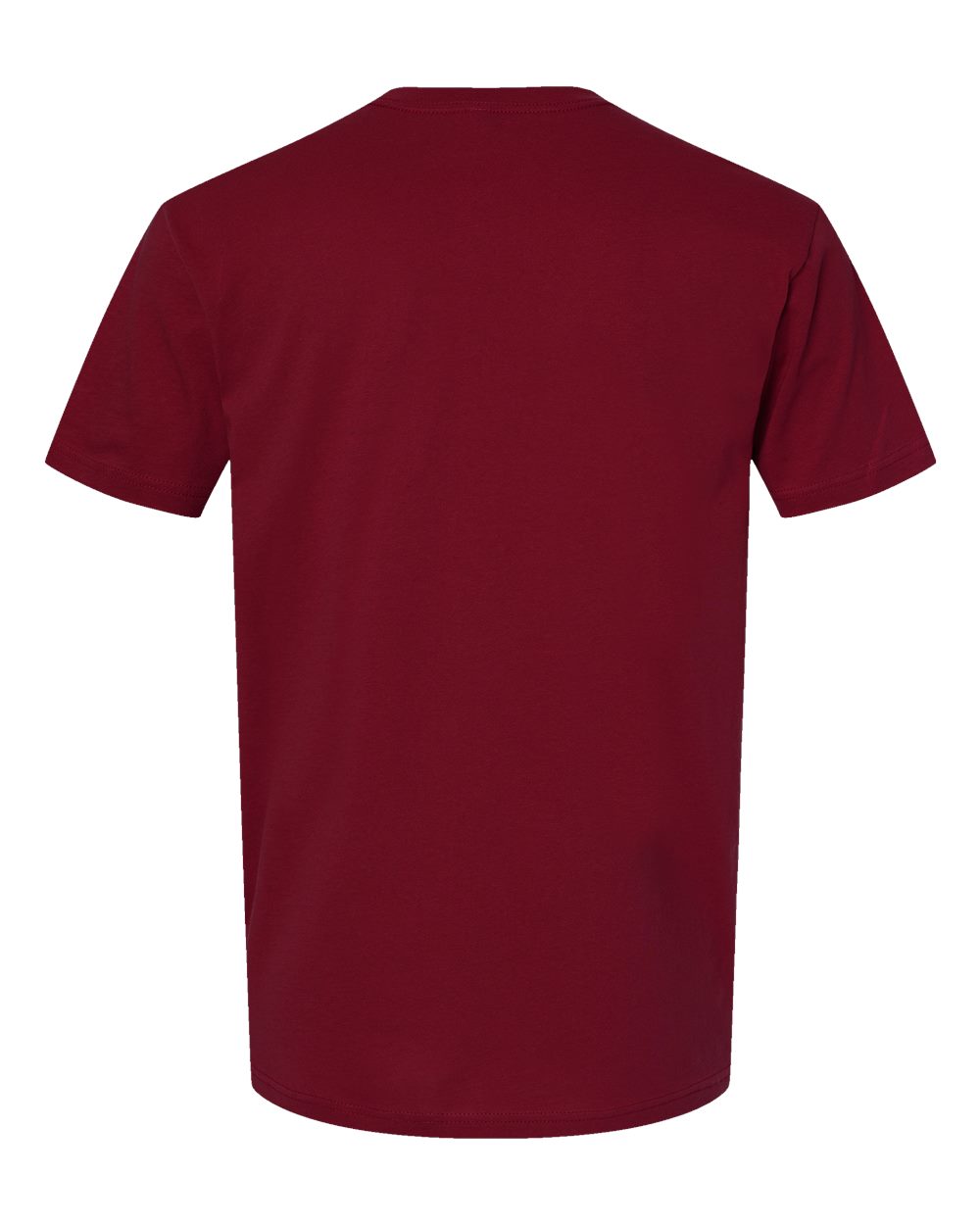 Next Level 3600 Unisex Cotton Tee in Cardinal, back