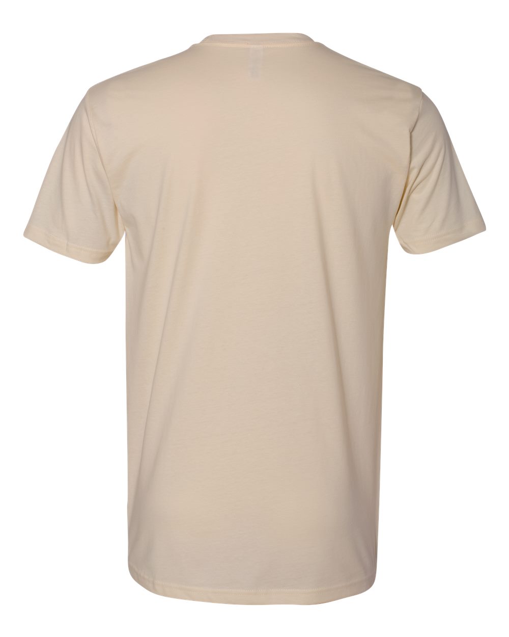 Next Level 3600 Unisex Cotton Tee in Cream, back