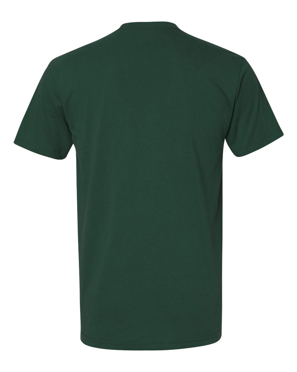 Next Level 3600 Unisex Cotton Tee in Forest Green, back