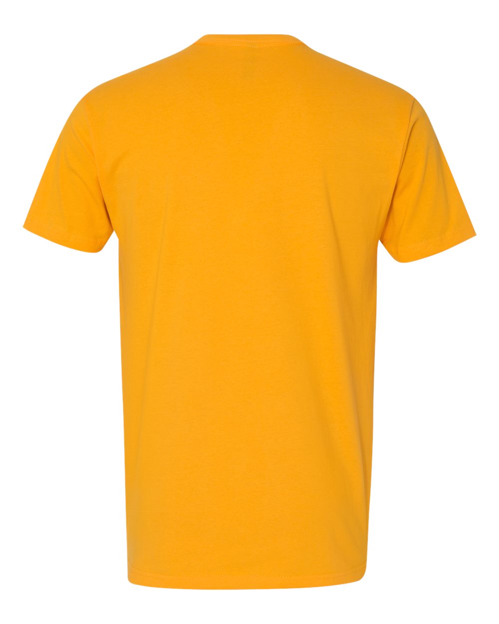 Next Level 3600 Unisex Cotton Tee in Gold, back