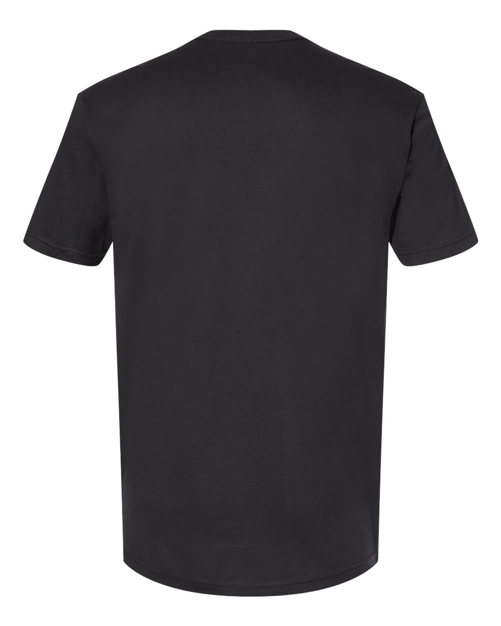 Next Level 3600 Unisex Cotton Tee in Graphite Black, back