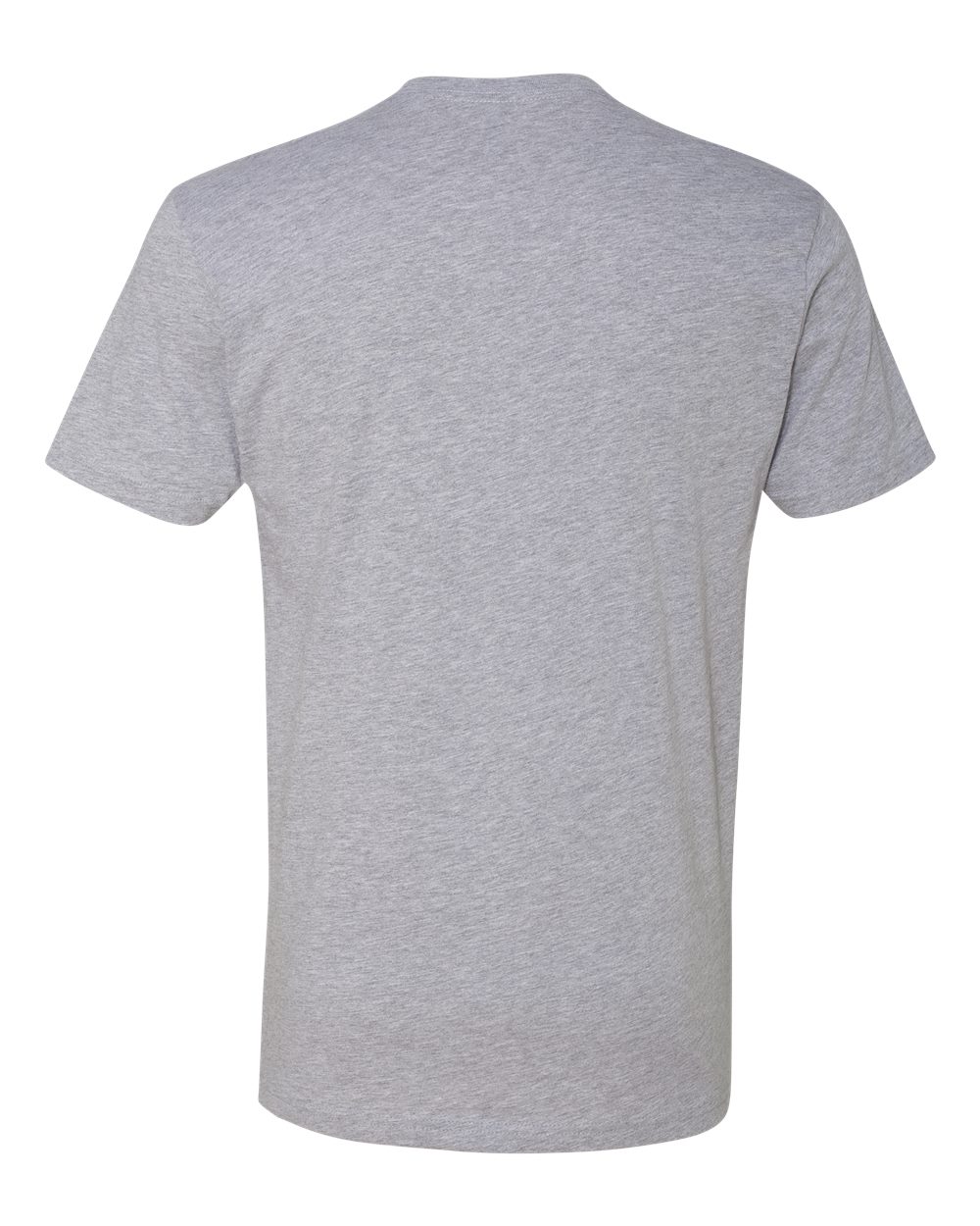Next Level 3600 Unisex Cotton Tee in Heather Grey, back