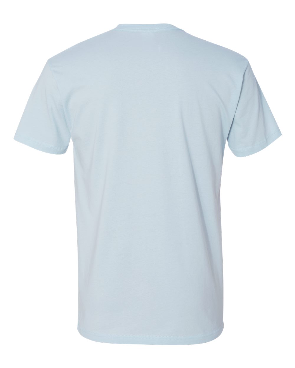 Next Level 3600 Unisex Cotton Tee in Light Blue, back