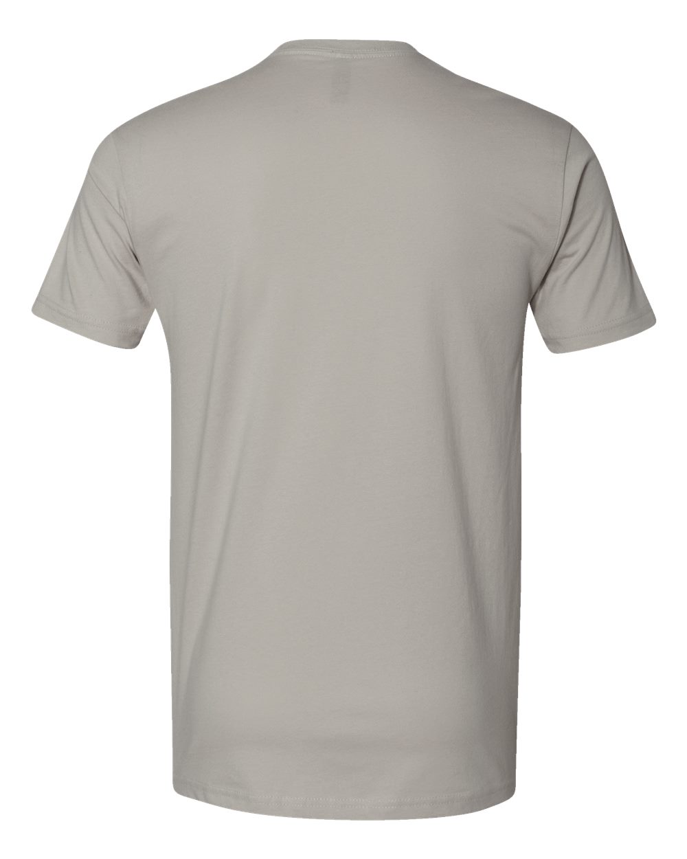 Next Level 3600 Unisex Cotton Tee in Light Grey, back