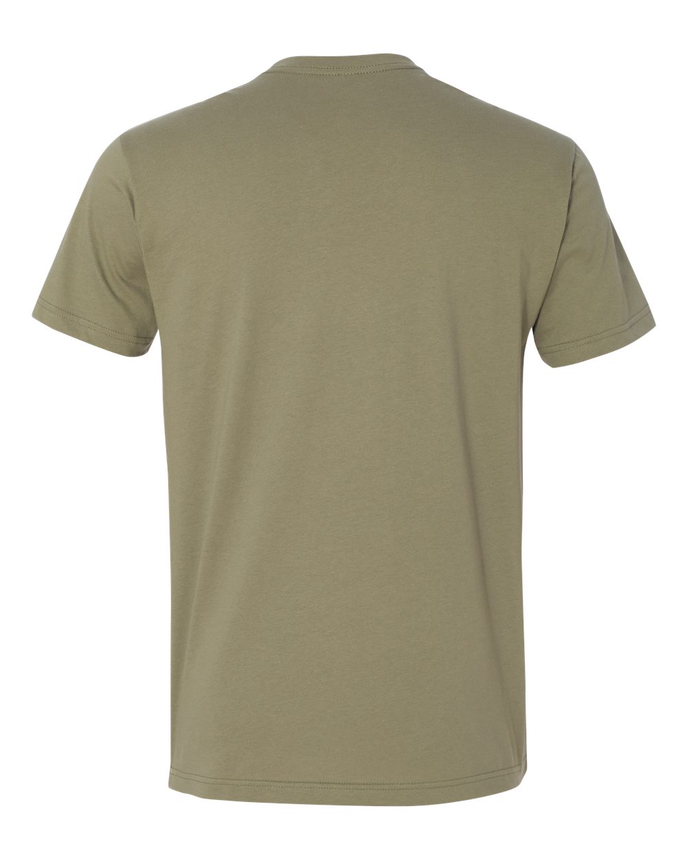 Next Level 3600 Unisex Cotton Tee in Light Olive, back