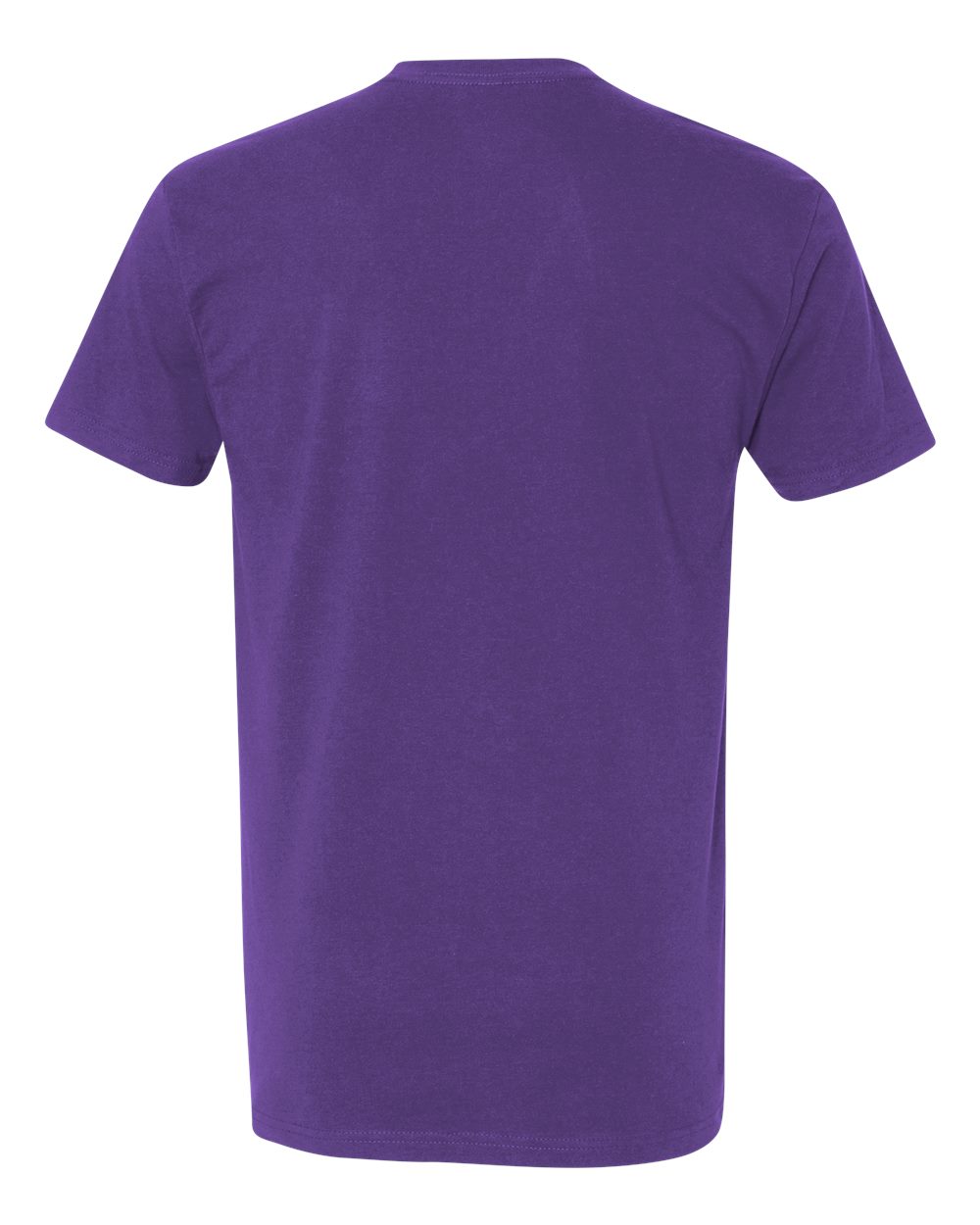 Next Level 3600 Unisex Cotton Tee in Purple Rush, back