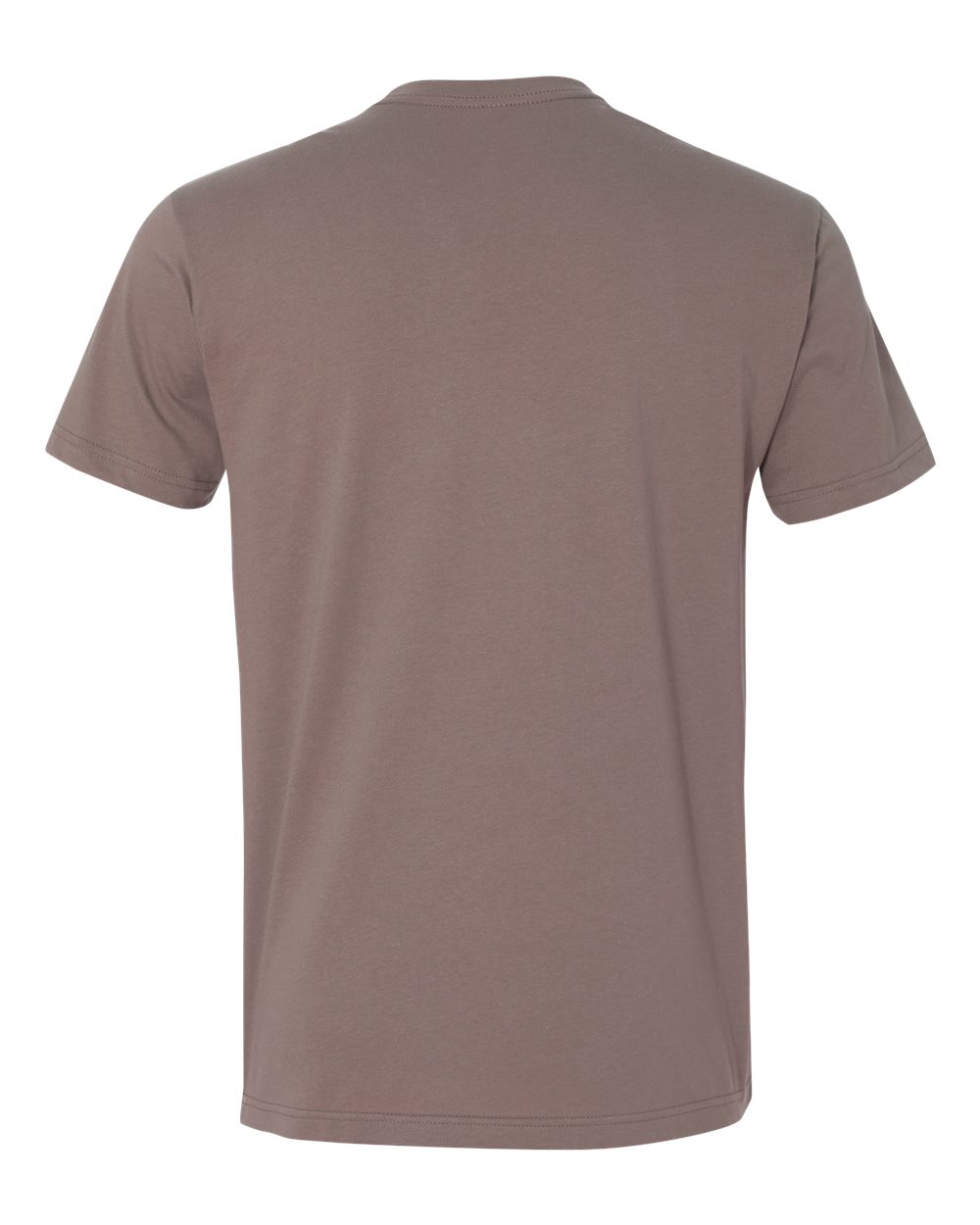Next Level 3600 Unisex Cotton Tee in Shiitake, back