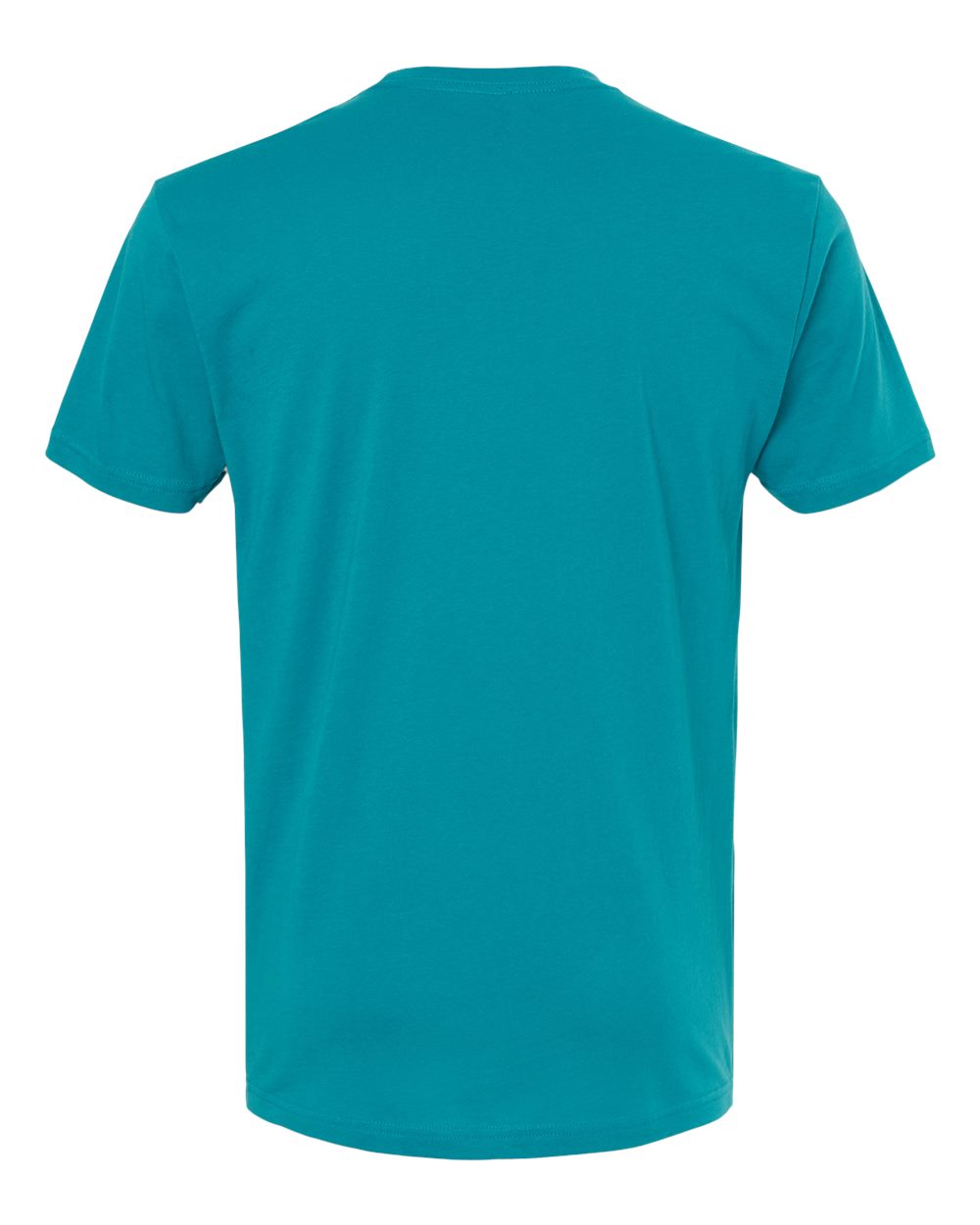 Next Level 3600 Unisex Cotton Tee in Teal, back