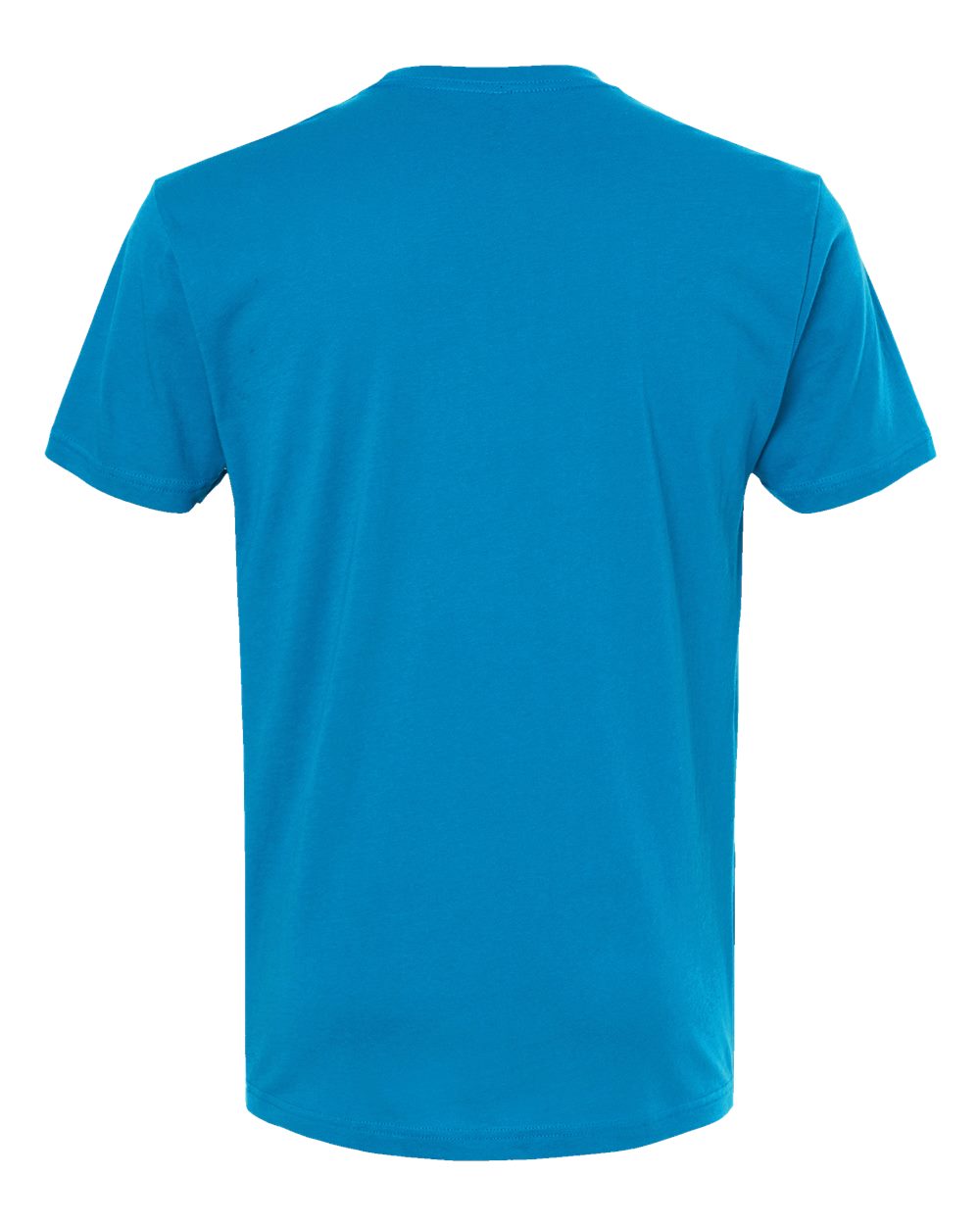 Next Level 3600 Unisex Cotton Tee in Turquoise, back