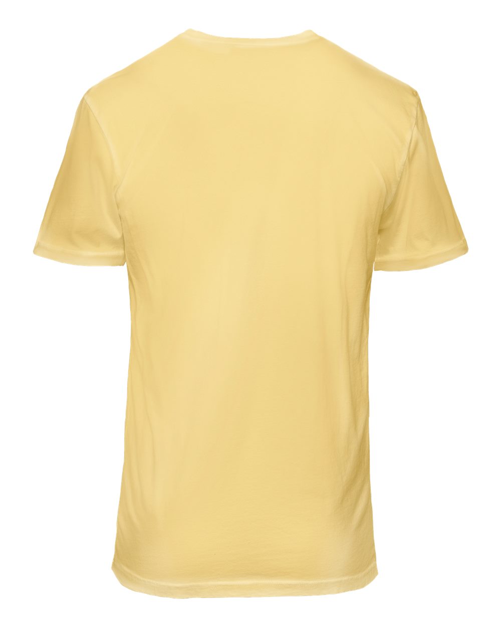 Next Level 3600SW Unisex Soft Washed Tee in Washed Banana Cream, back