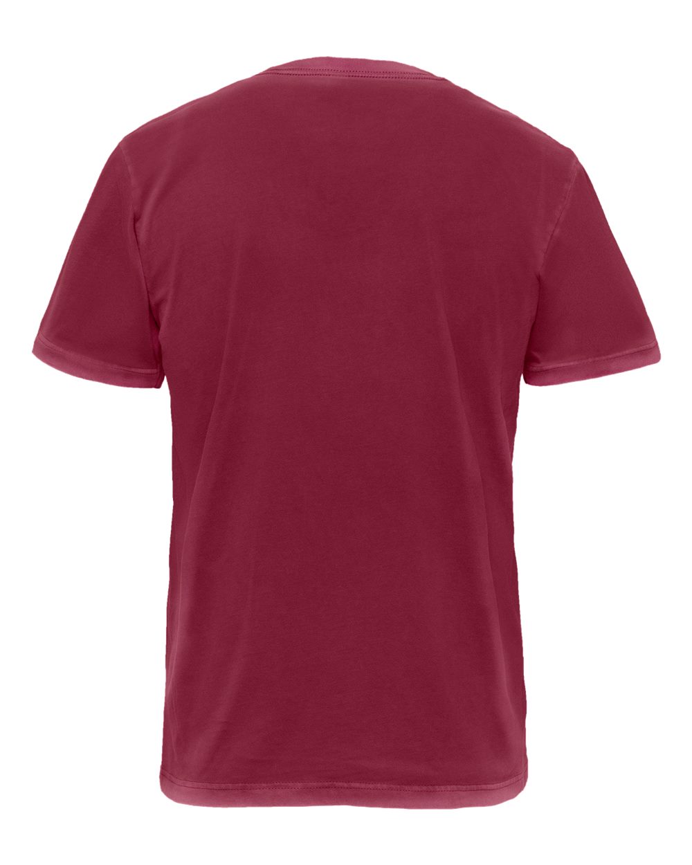 Next Level 3600SW Unisex Soft Washed Tee in Washed Cardinal, back