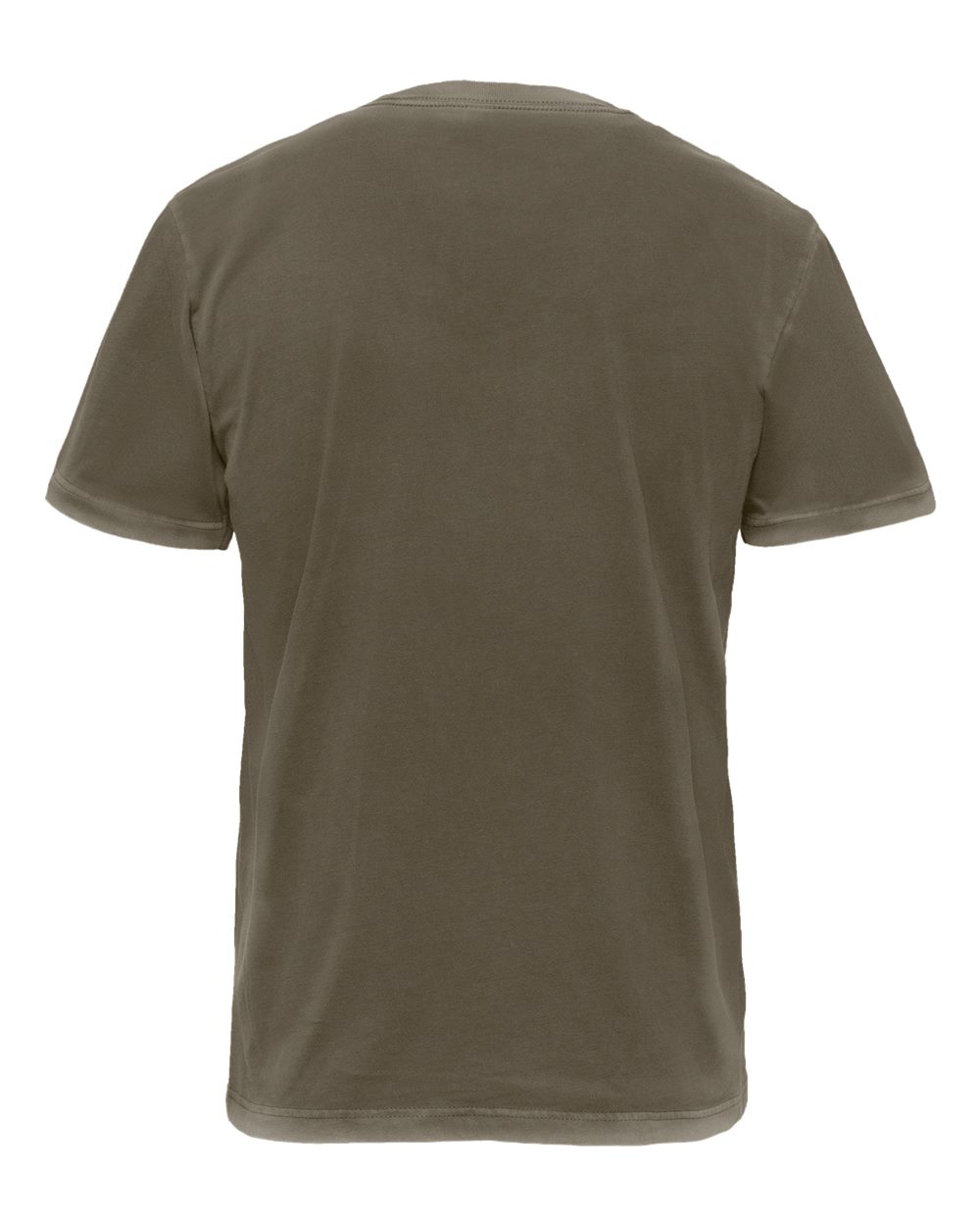 Next Level 3600SW Unisex Soft Washed Tee in Washed Military Green, back