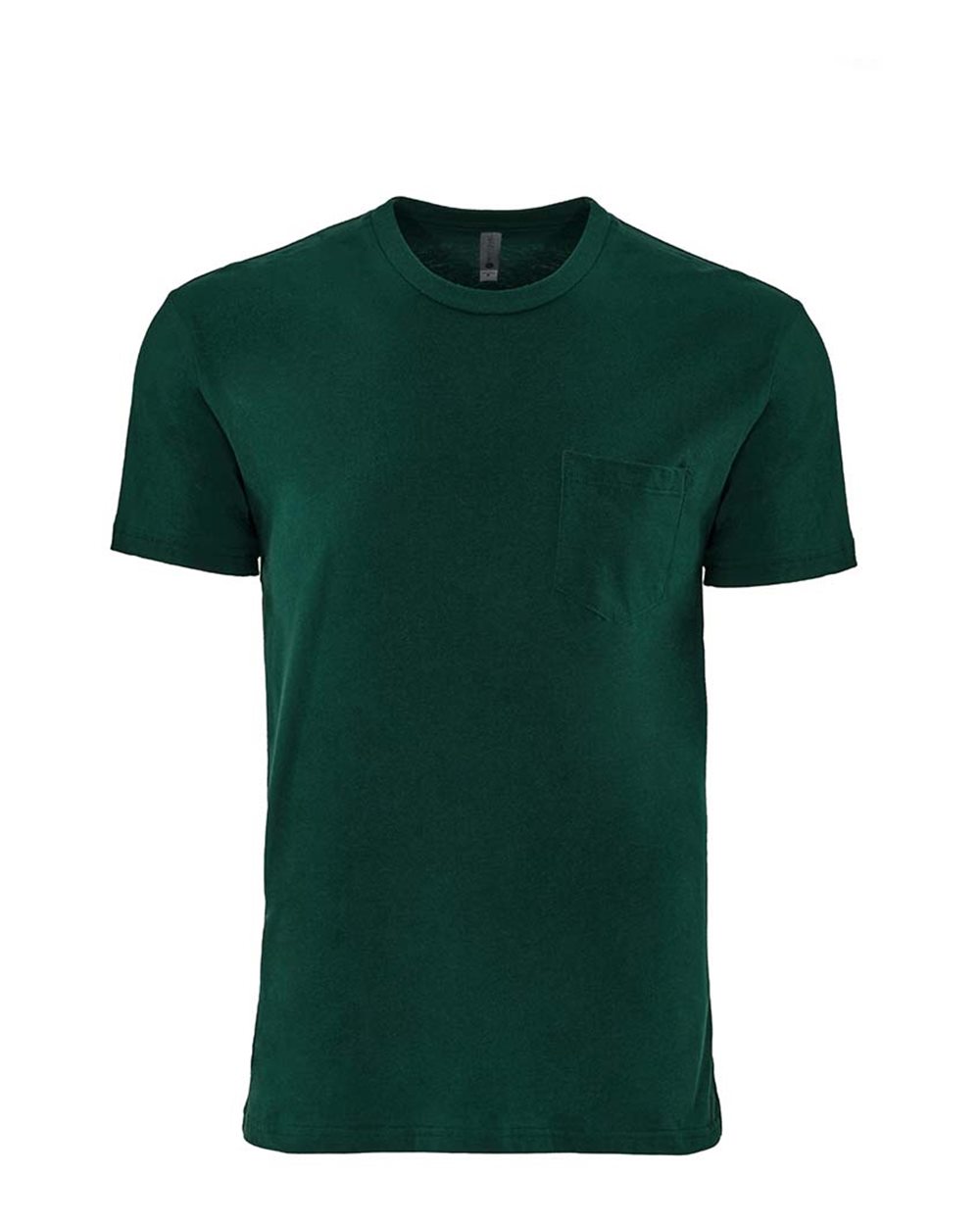Next Level 3605 Unisex Cotton Pocket Tee in Forest Green