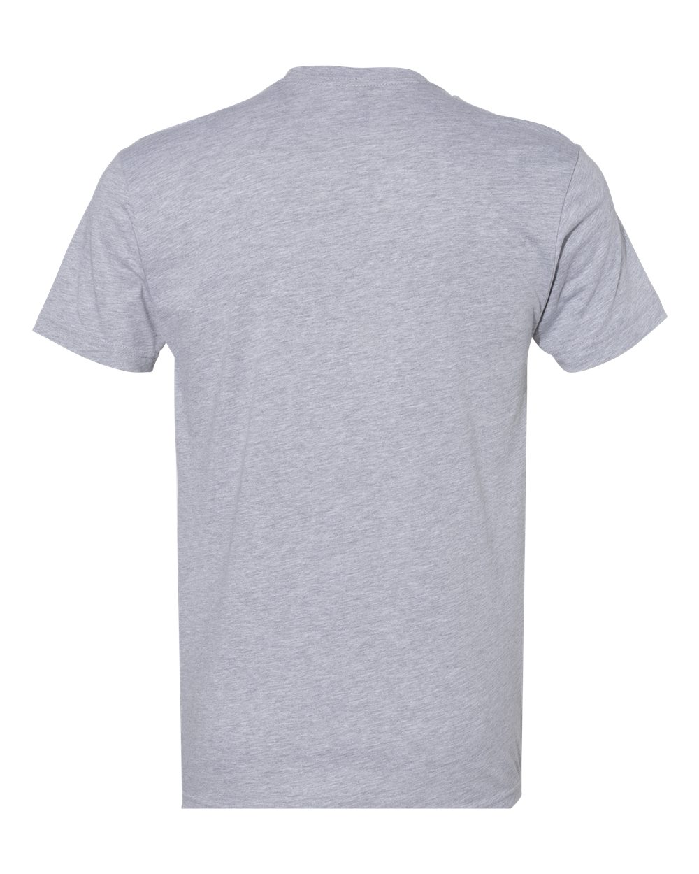 Next Level 3605 Unisex Cotton Pocket Tee in Heather Grey, back