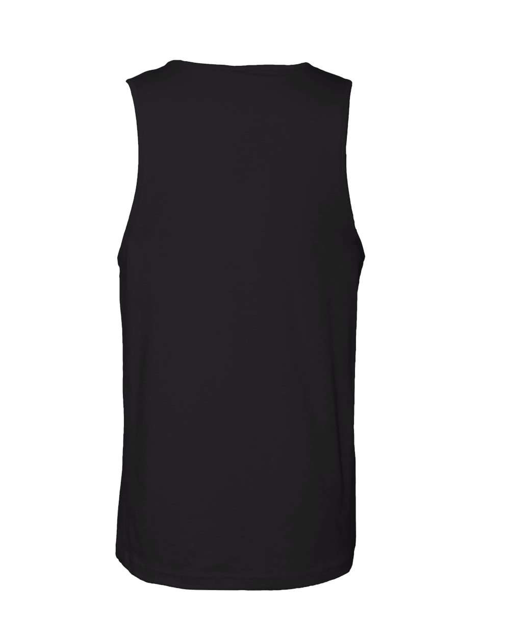 Next Level 3633 Unisex Cotton Tank in Black, back