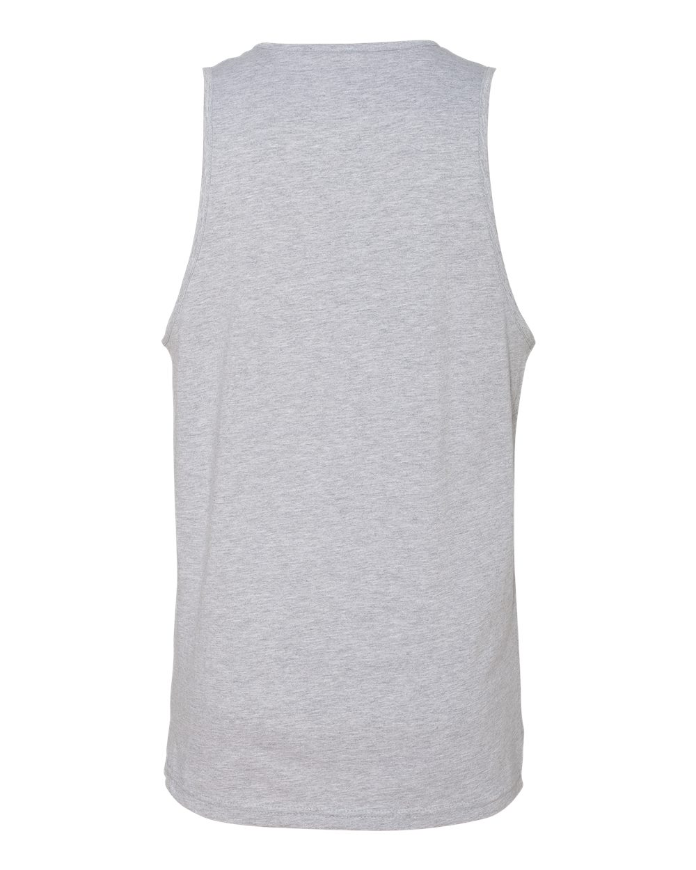 Next Level 3633 Unisex Cotton Tank in Heather Grey, back