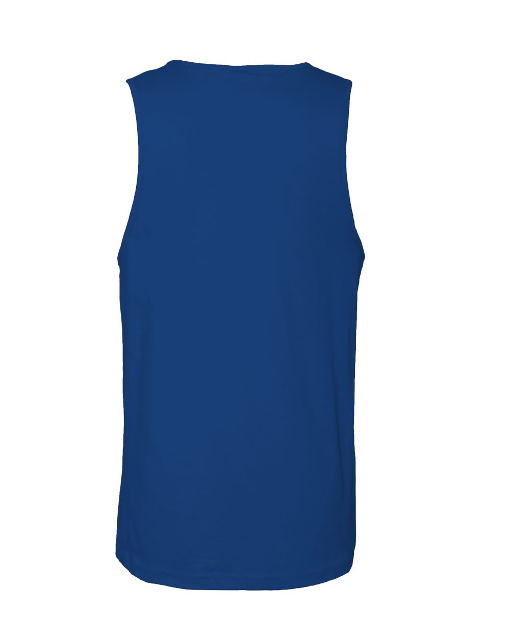 Next Level 3633 Unisex Cotton Tank in Royal, back