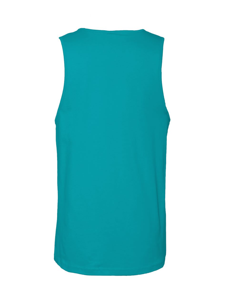 Next Level 3633 Unisex Cotton Tank in Tahiti Blue, back