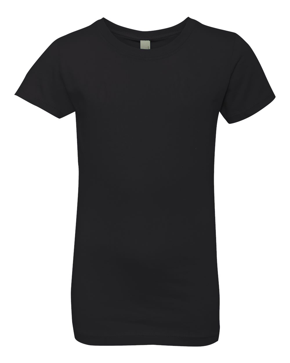 Next Level 3710 Girls’ Cotton Princess Tee in Black
