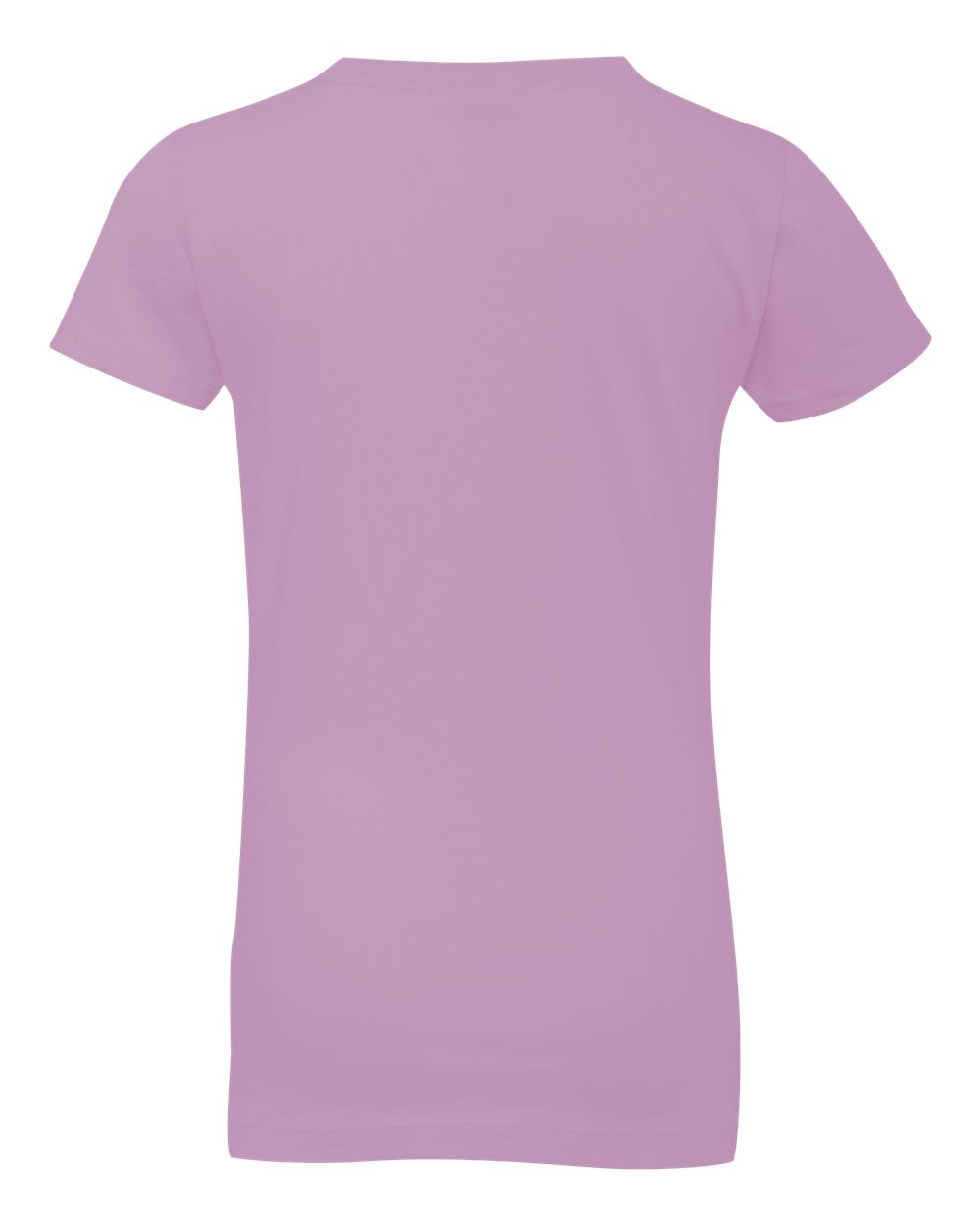 Next Level 3710 Girls’ Cotton Princess Tee in Lilac, back