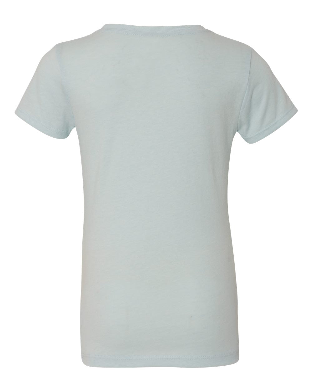 Next Level 3712 Girls’ CVC Princess Tee in Ice Blue, back