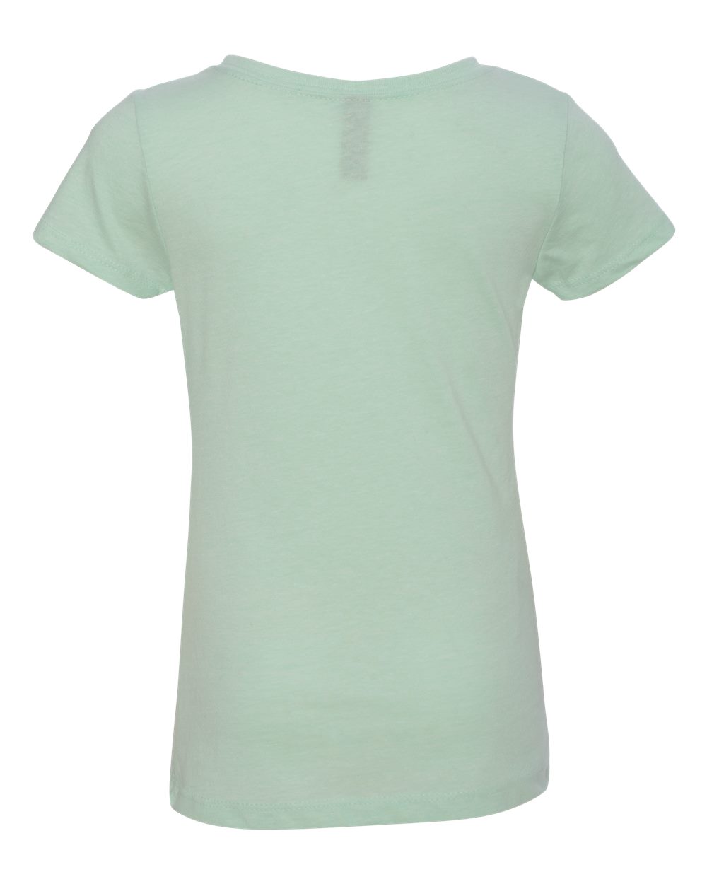 Next Level 3712 Girls’ CVC Princess Tee in Mint, back