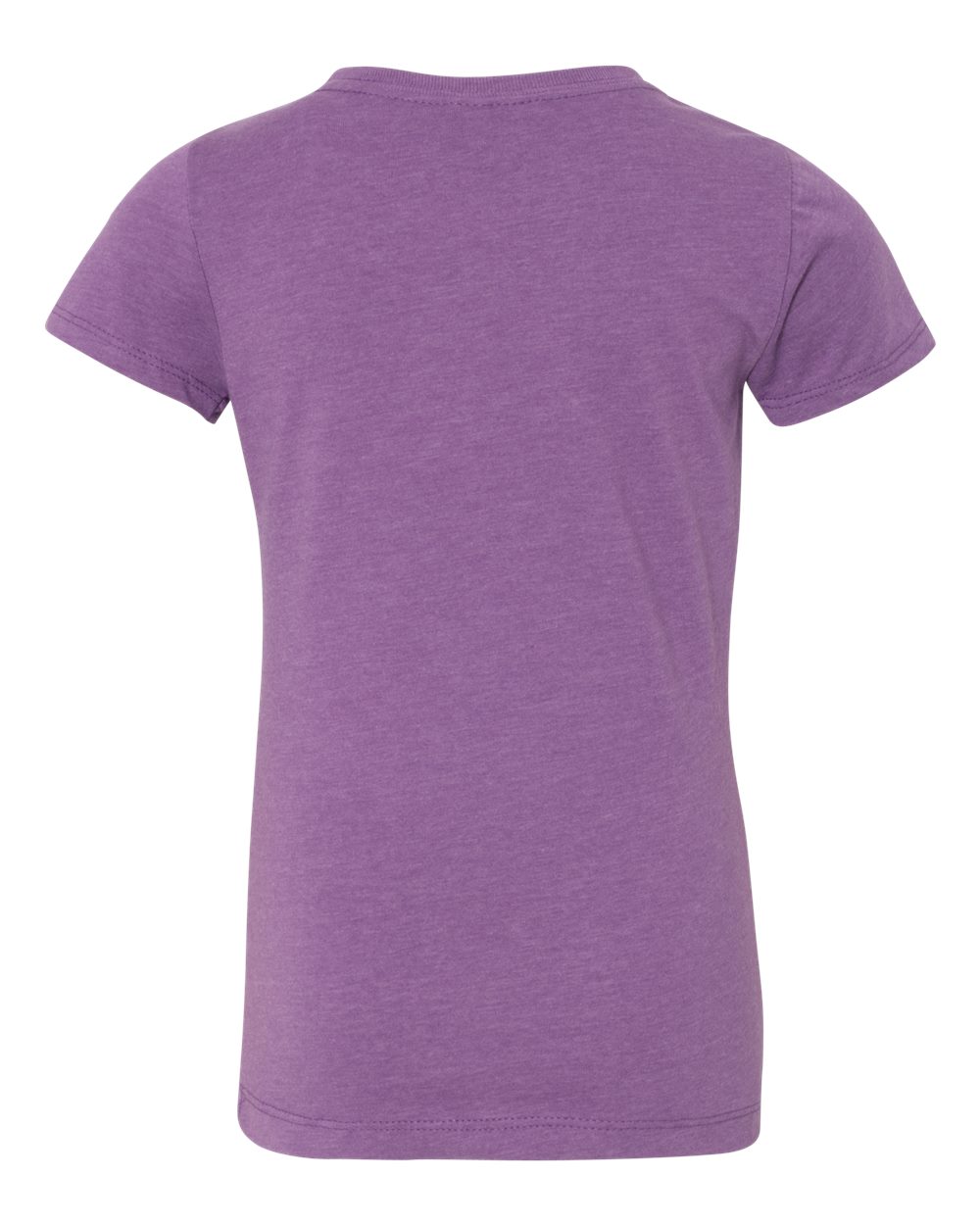 Next Level 3712 Girls’ CVC Princess Tee in Purple Berry, back