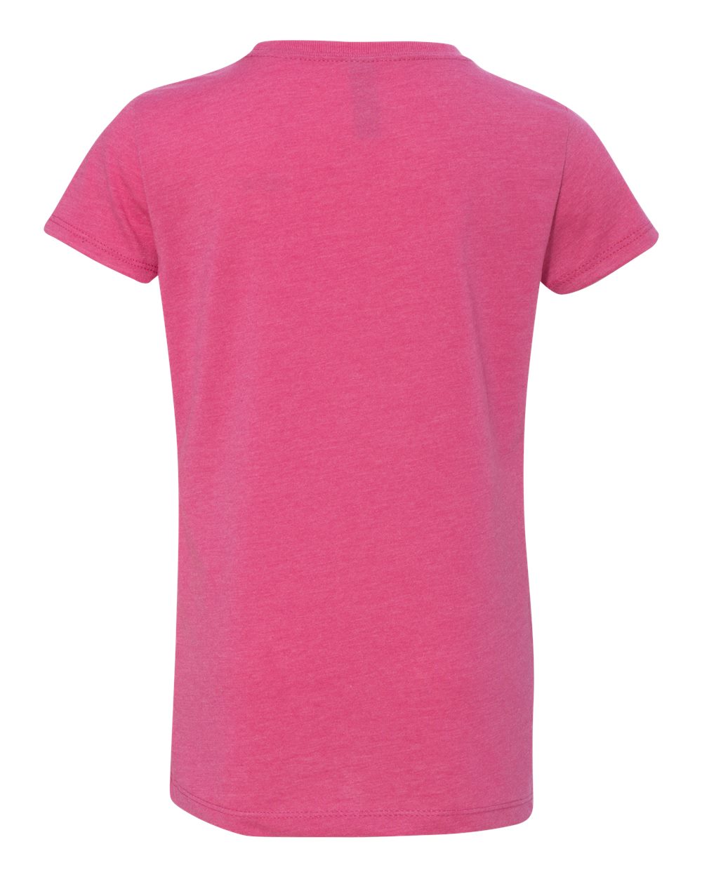 Next Level 3712 Girls’ CVC Princess Tee in Raspberry, back