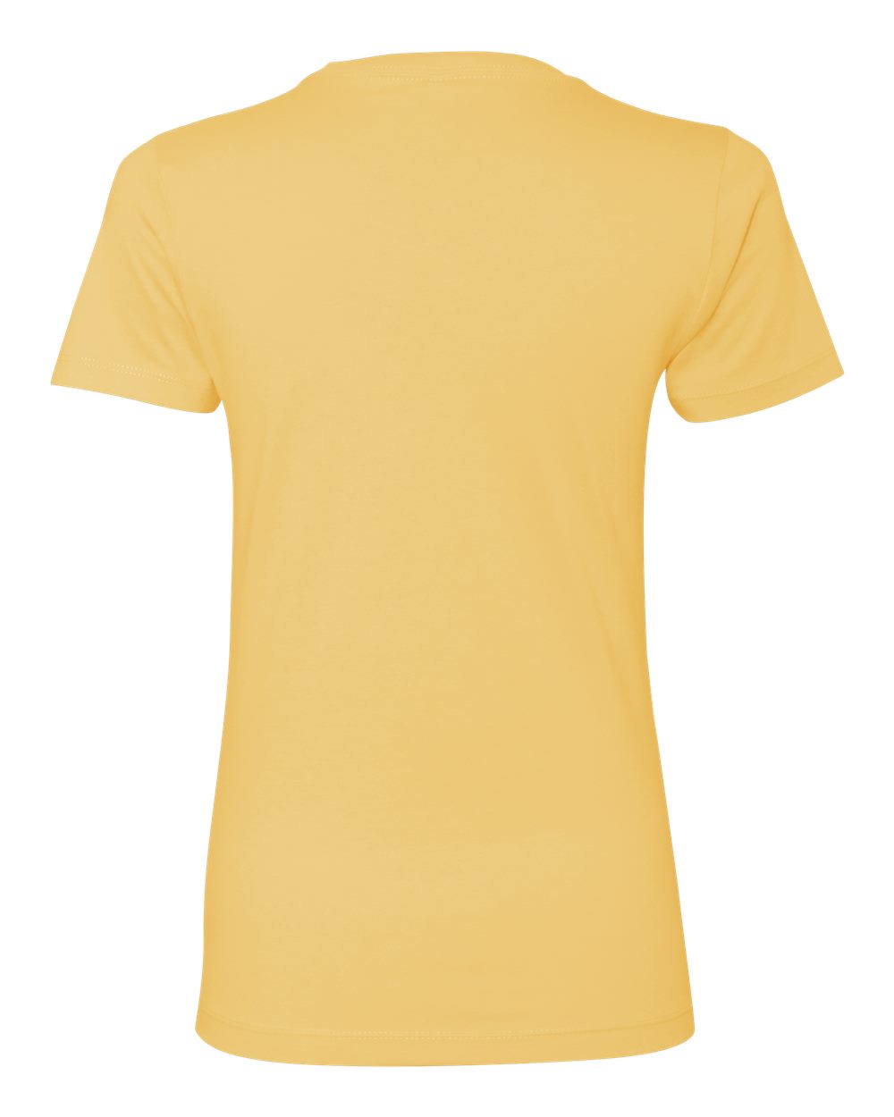 Next Level 3900 Women’s Cotton Tee in Banana Cream, back