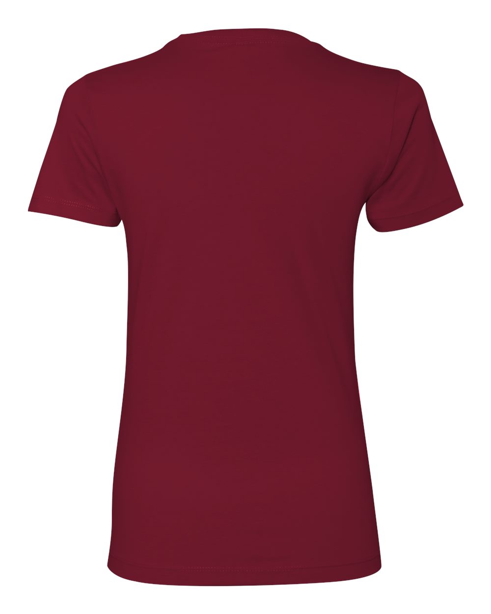 Next Level 3900 Women’s Cotton Tee in Cardinal, back