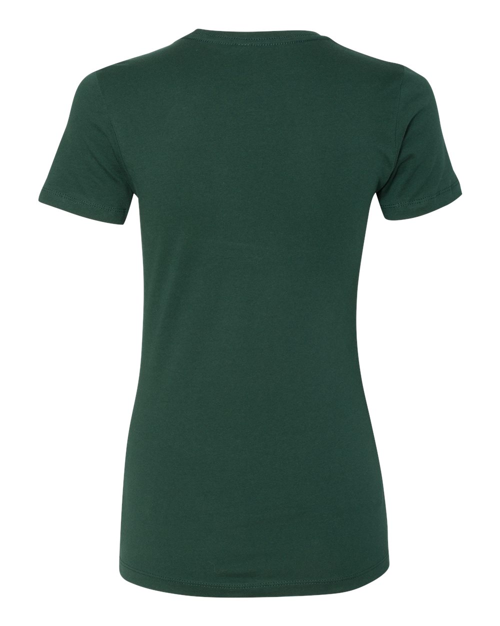 Next Level 3900 Women’s Cotton Tee in Forest Green, back